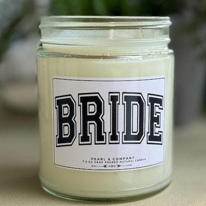 Bride Candle, Engagement Gift for Her, Bride Gift Personalized Candle