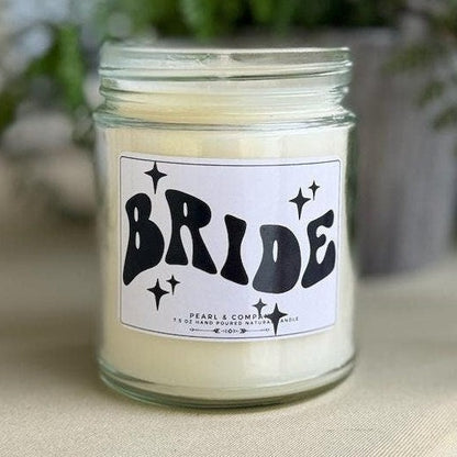 Bride Candle, Engagement Gift for Her, Bride Gift Personalized Candle