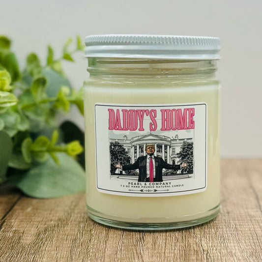 Daddys Home - Trump Candle