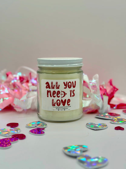 All You Need Is Love Candle