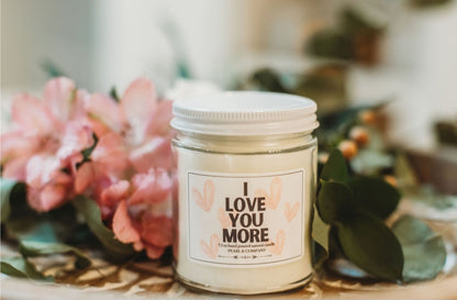 Pearl and Company Natural Candle, I Love You More