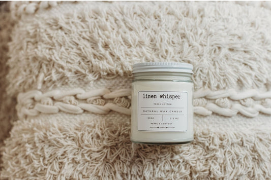 Linen Whisper - Fresh Cotton Candle