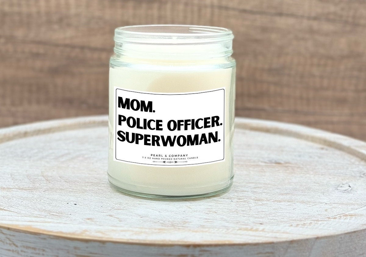 Mom Superwoman Candle