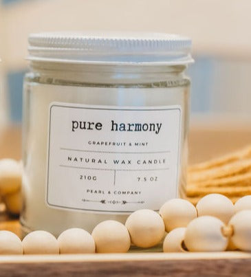 Pure Harmony - Grapefruit and Mint Candle