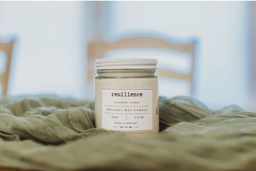 Pearl and Company Natural Candle, Resilience Blueberry Crunch