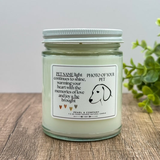 Pet Condolences Candle